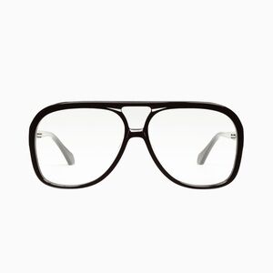 Valley Eyewear Bang Glasses in Gloss Black w. Matte Black Metal Trim NIB